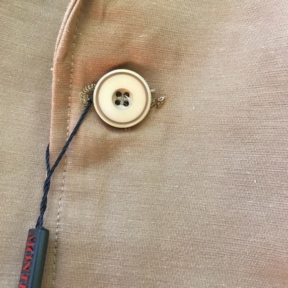 MONTERO—Travel Blazer—Men’s Large—Tan—Slim Profile—Rain Resistant—New With Tags - Picture 5 of 8